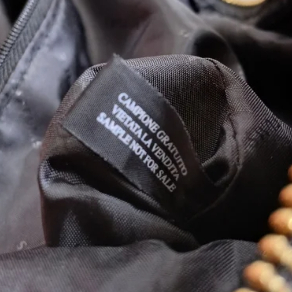 Versace Black Backpack with Gold Accents - Picture 10 of 11